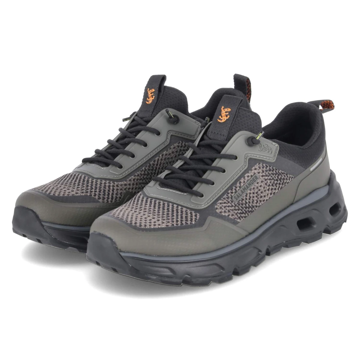 Salamander Slip-On-Sneaker - Gr. 45 - Grün - Textil & Synthetik