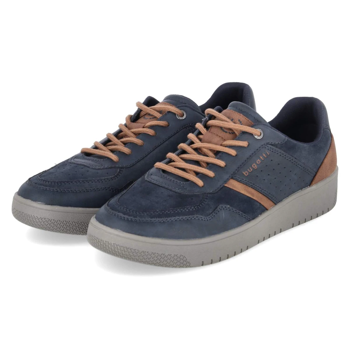 Bugatti Low Sneaker - Gr. 40 - Blau - Synthetik