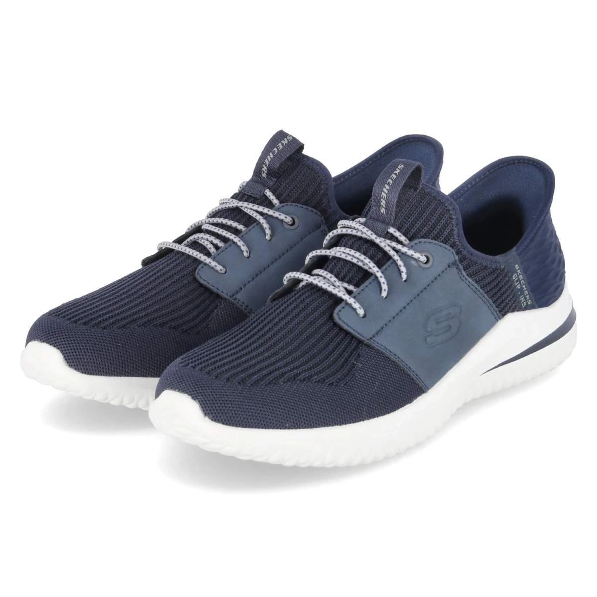 Skechers Slip-Ins DELSON 3.0 LAVELL - Gr. 42 - Blau - Textil & Synthetik