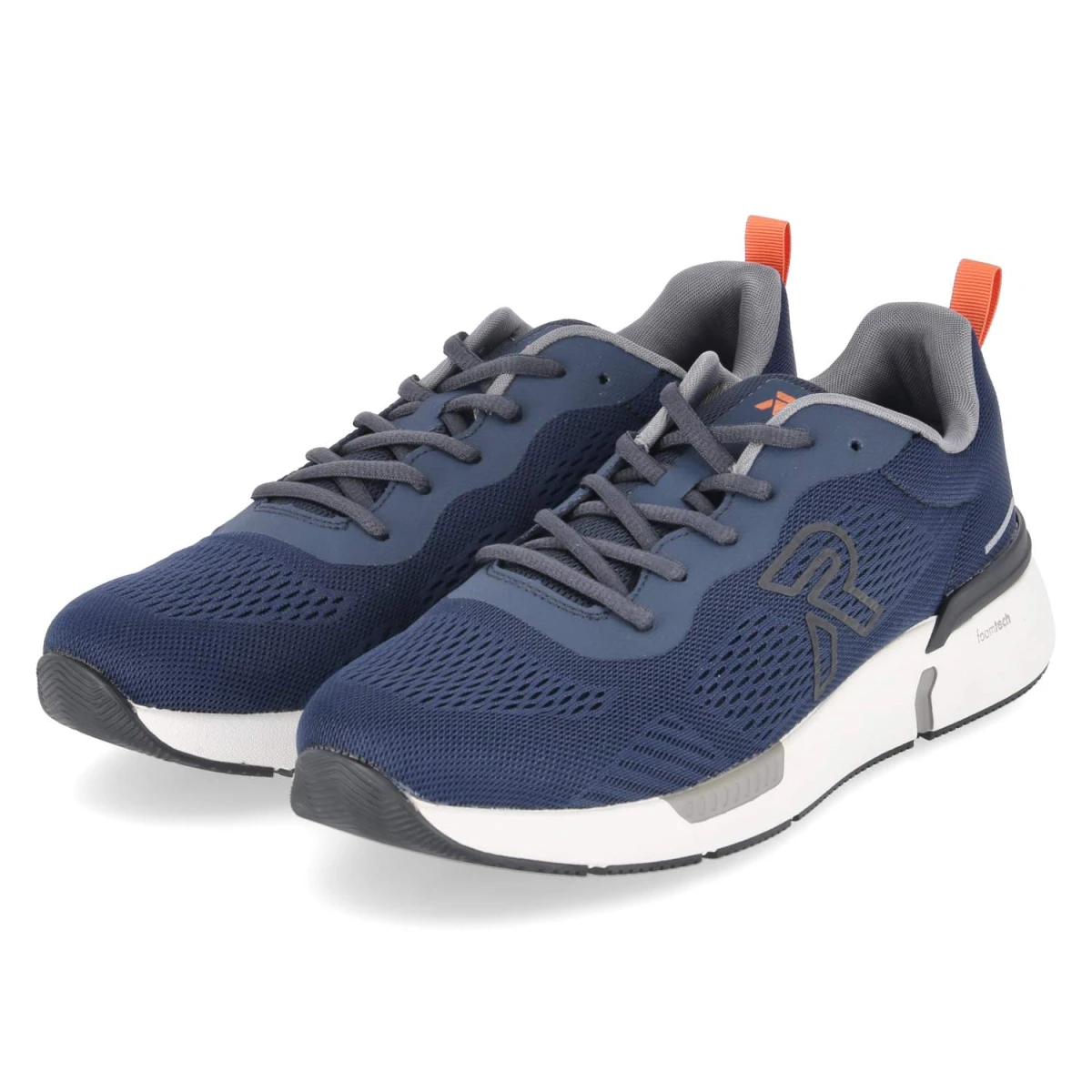 Rieker Low Sneaker - Gr. 44 - Blau - Textil