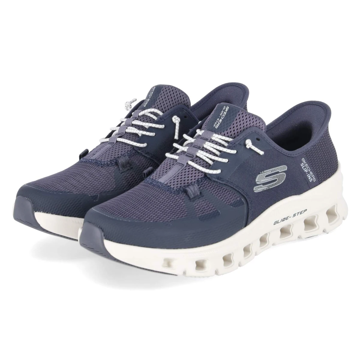 Skechers Slip-Ins GLIDE-STEP PRO - Gr. 43 - Blau - Textil & Synthetik