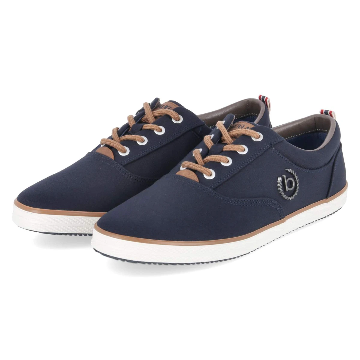 Bugatti Low Sneaker - Gr. 45 - Blau - Textil