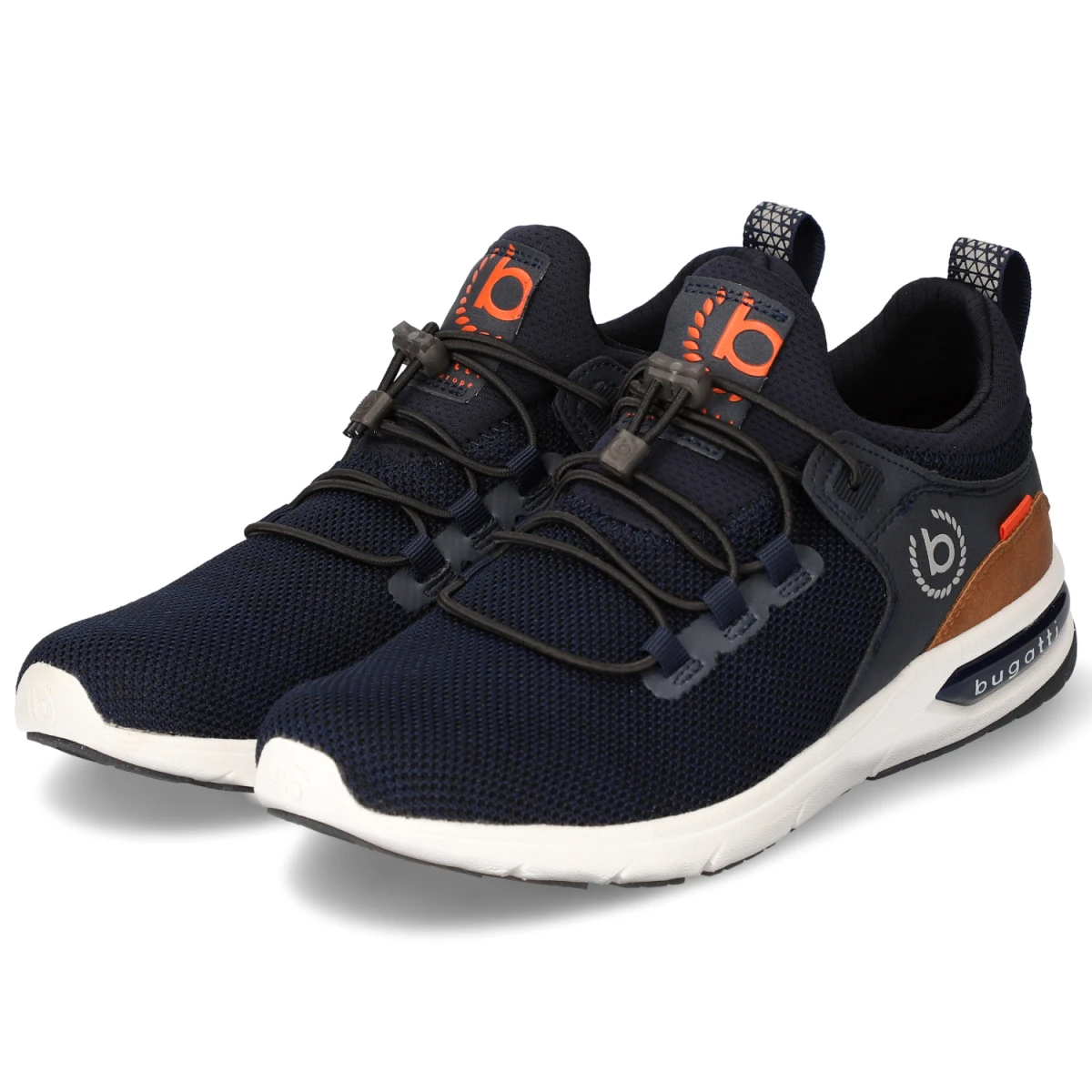 Bugatti Low Sneaker - Gr. 41 - Blau - Textil