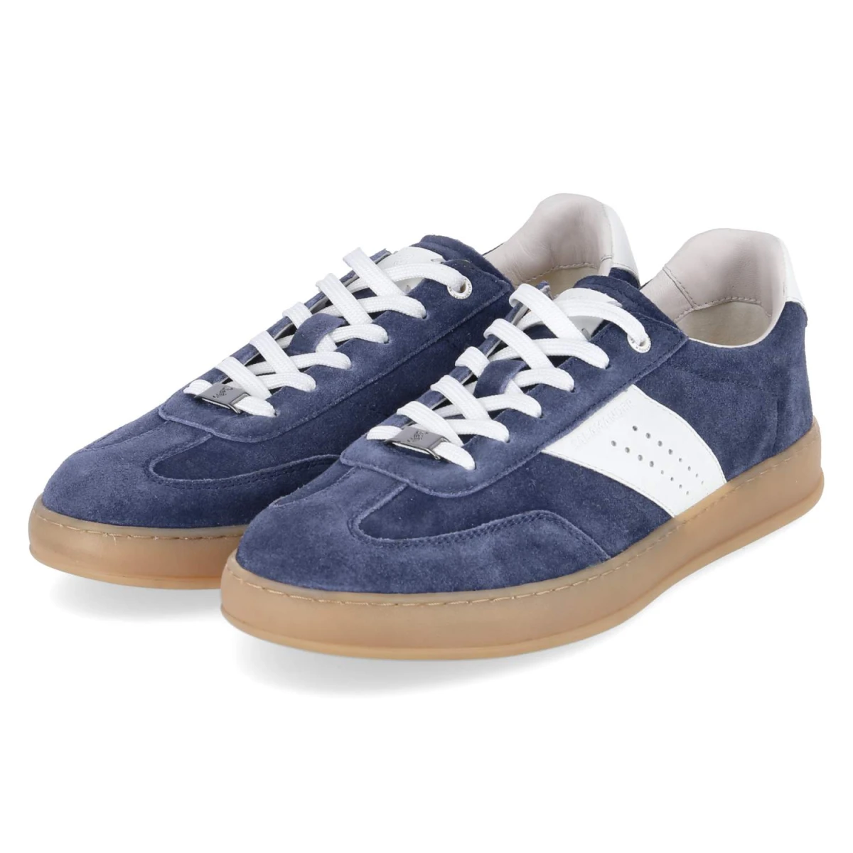 Salamander Low Sneaker - Gr. 41 - Blau - Rauleder