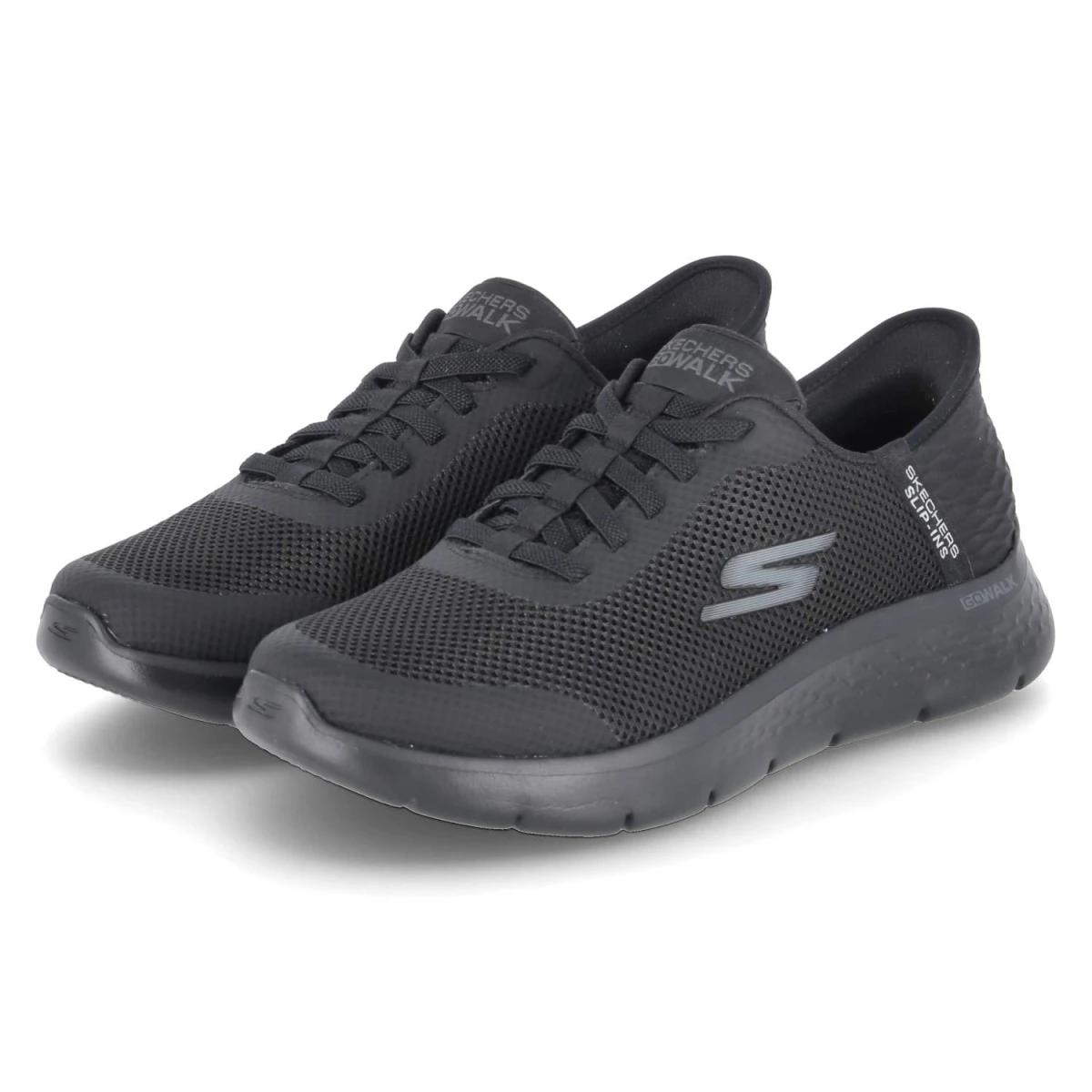 Skechers Slip-Ins GO WALK FLEX - Gr. 46 - Schwarz - Textil & Synthetik