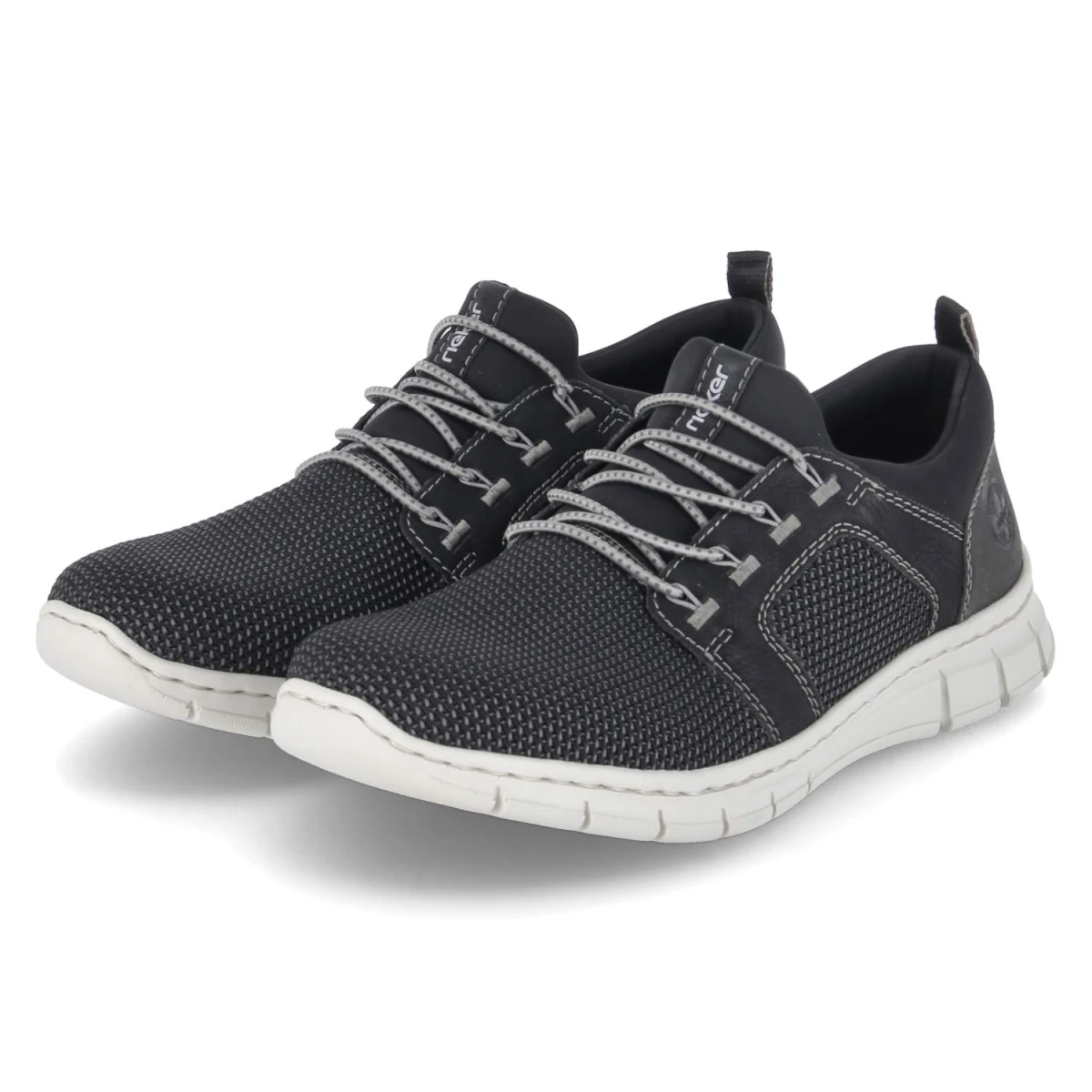 Rieker Sneaker - Gr. 41 - Schwarz - Textil & Synthetik