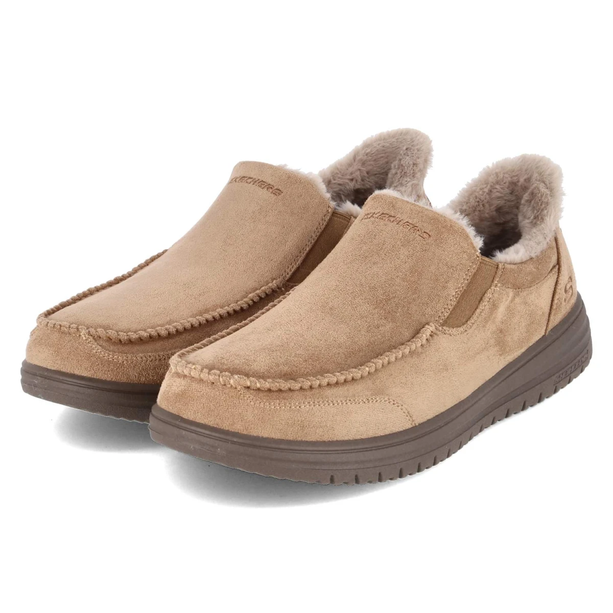 Skechers Slip-Ins MURETTE SCOFIELD - Gr. 46 - Beige - Textil