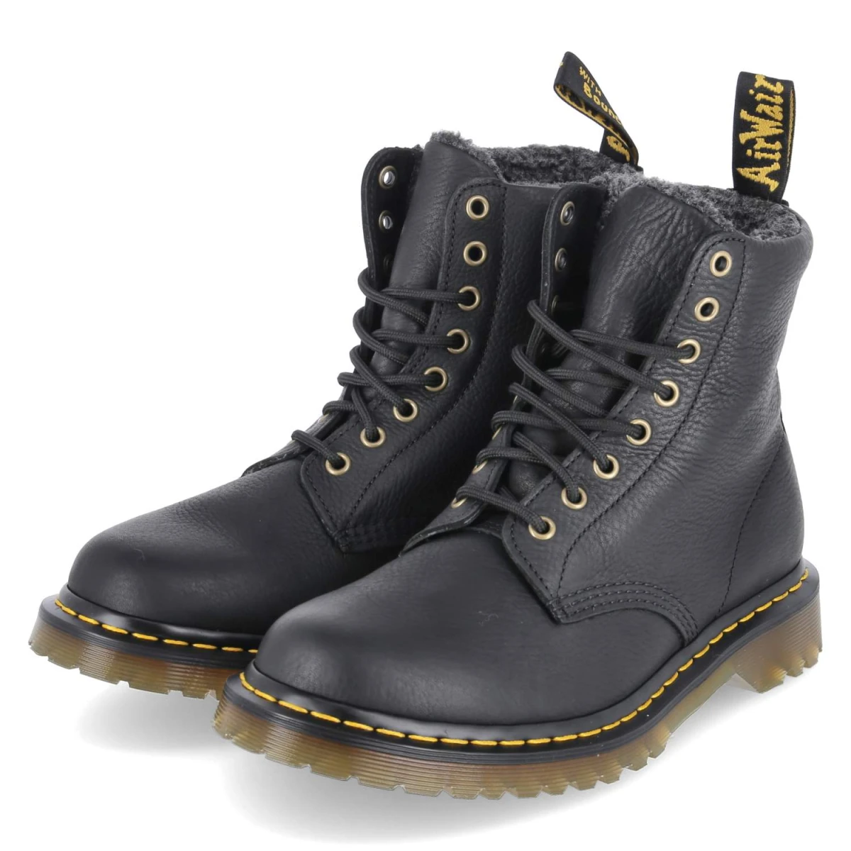 Dr. Martens Schnürboots - Gr. 43 - Schwarz - Glattleder