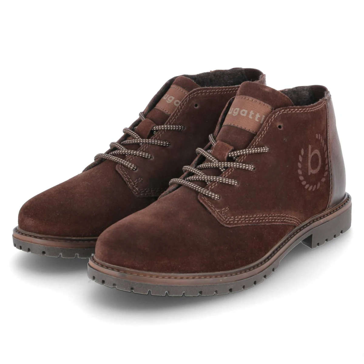 Bugatti Stiefeletten - Gr. 40 - Braun - Rauleder