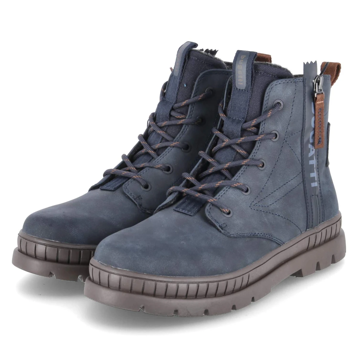 Bugatti Winterboots - Gr. 43 - Blau - Textil & Synthetik