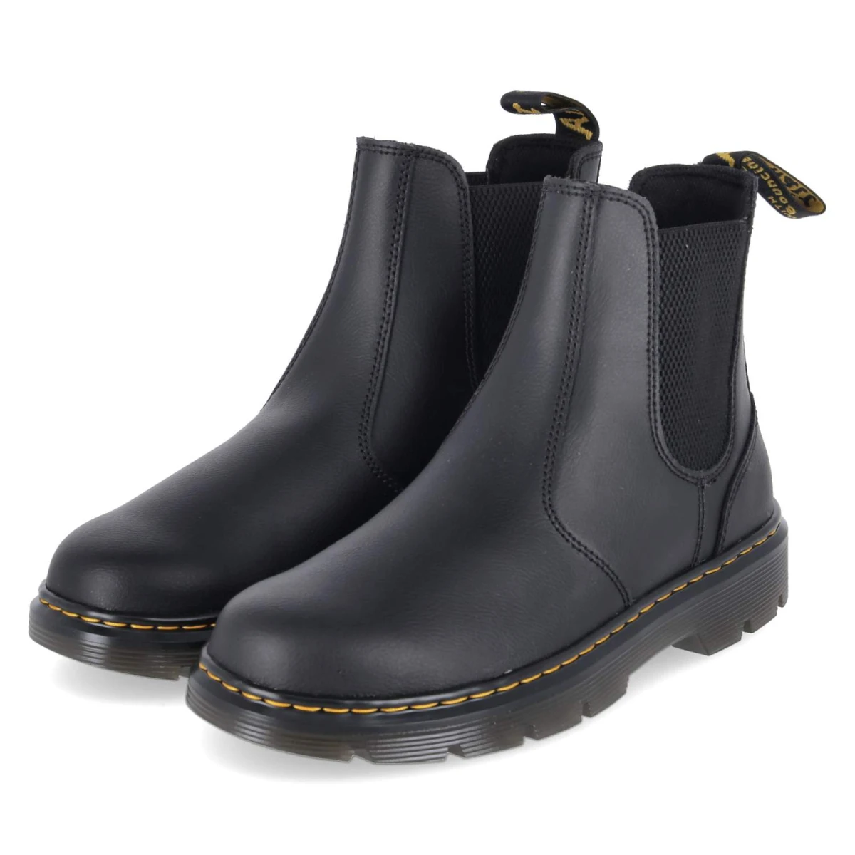 Dr. Martens Chelsea Boots APRILE - Gr. 44 - Schwarz - Leder & Textil