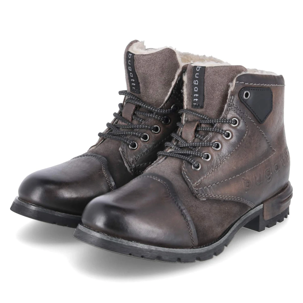 Bugatti Winterboots - Gr. 42 - Braun - Glattleder