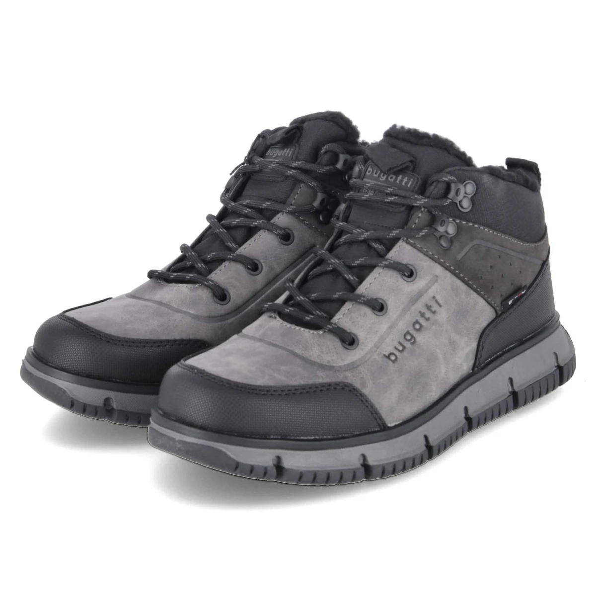 Bugatti Winterboots - Gr. 40 - Grau - Textil & Synthetik