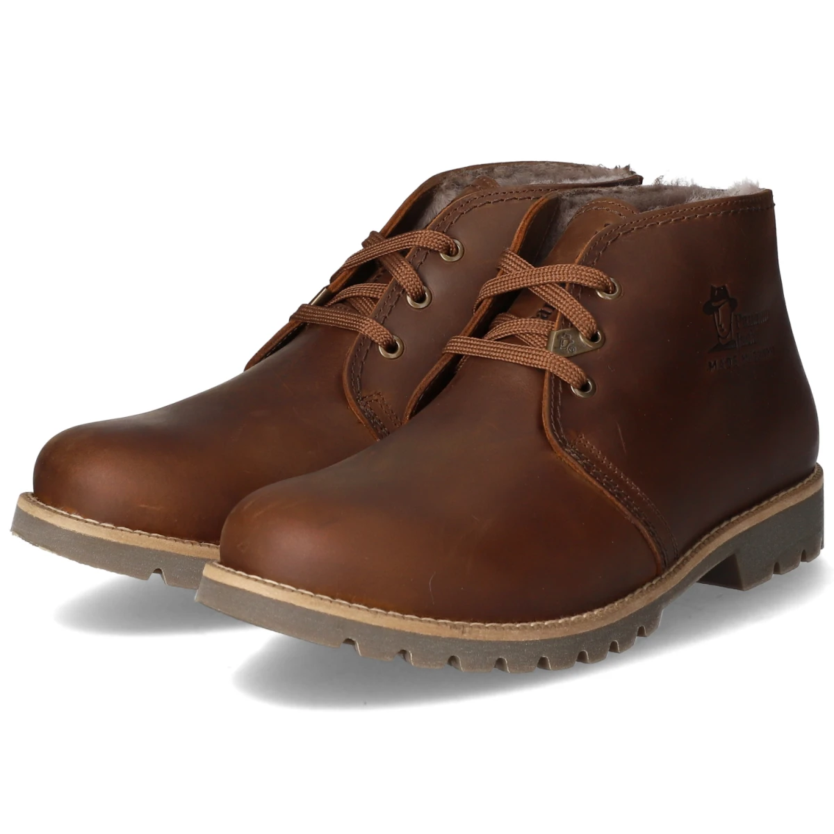 Panama Jack Winterboots - Gr. 43 - Braun - Glattleder