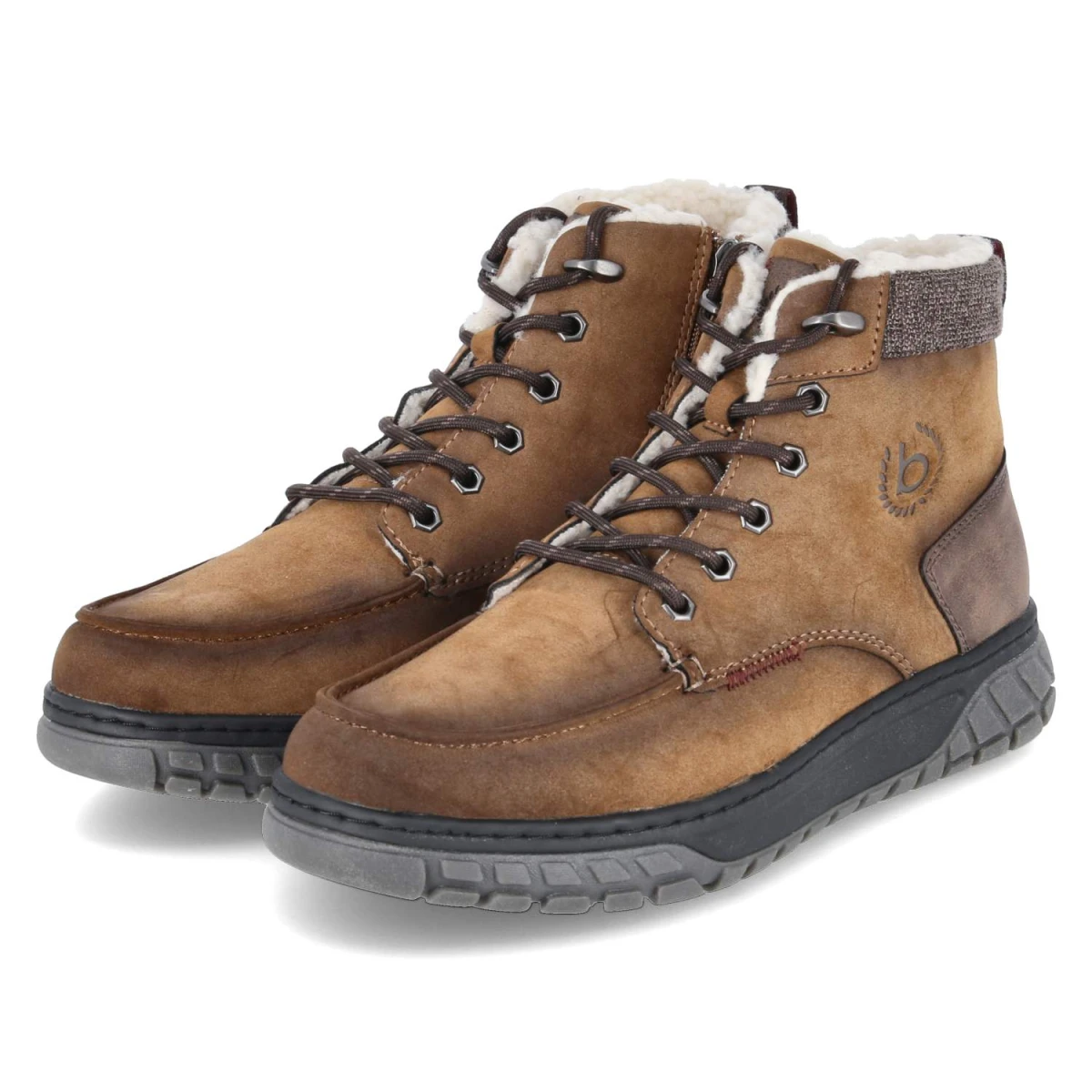 Bugatti Winterboots - Gr. 43 - Braun - Textil & Synthetik