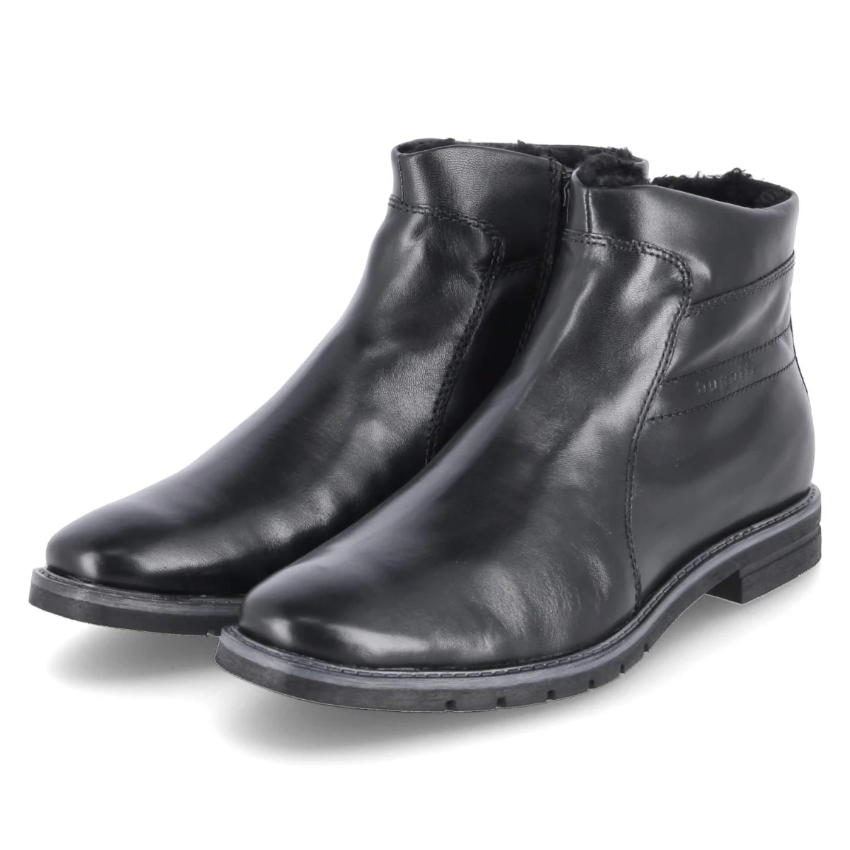 Bugatti Winterstiefeletten - Gr. 45 - Schwarz - Glattleder