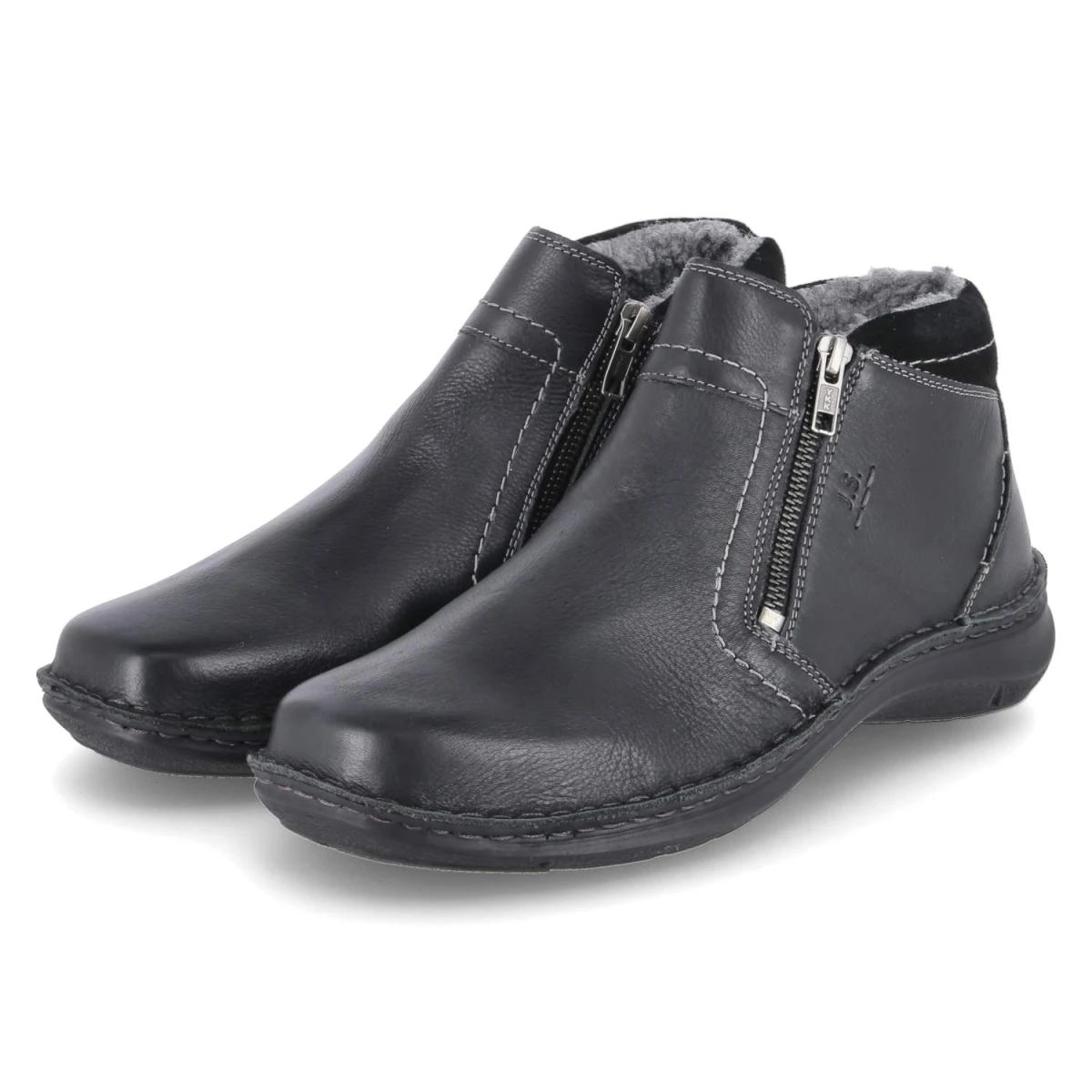 Josef Seibel Stiefeletten NEW ANVERS 04 - Gr. 45 - Schwarz - Glattleder