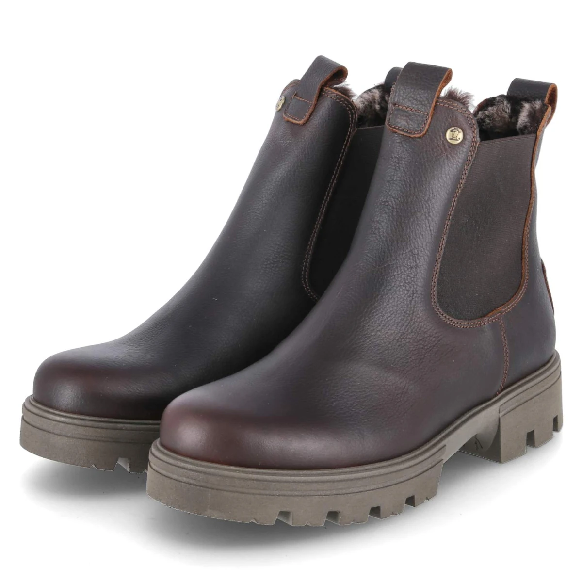 Panama Jack Chelsea Boots CHRIS C1 - Gr. 46 - Braun - Glattleder