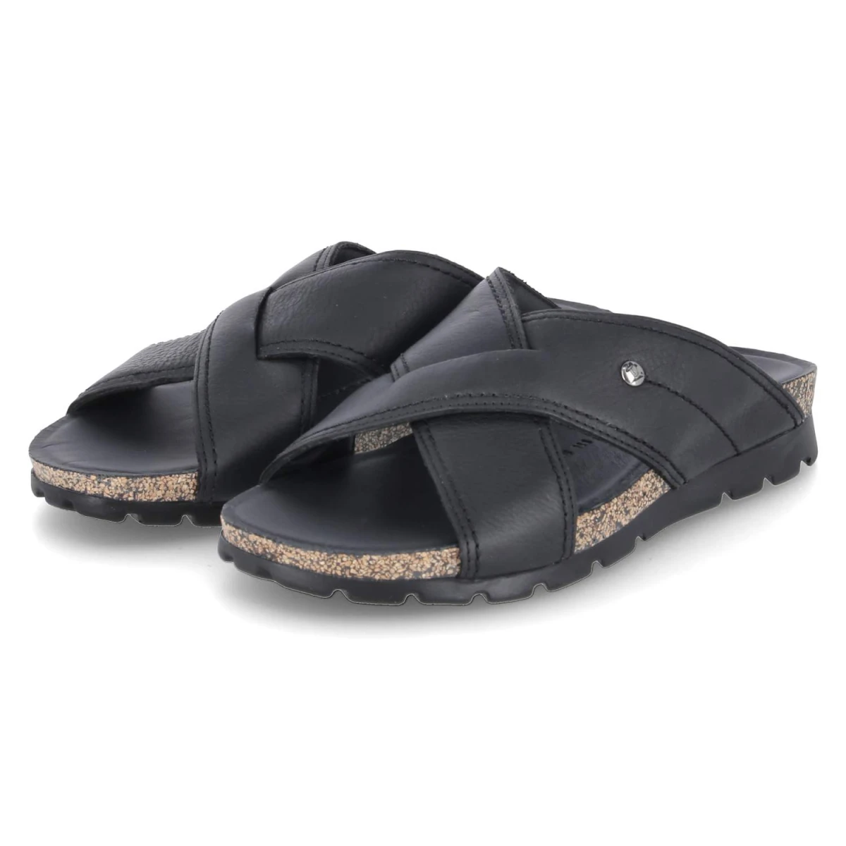 Panama Jack Pantoletten SALMAN - Gr. 44 - Schwarz - Glattleder