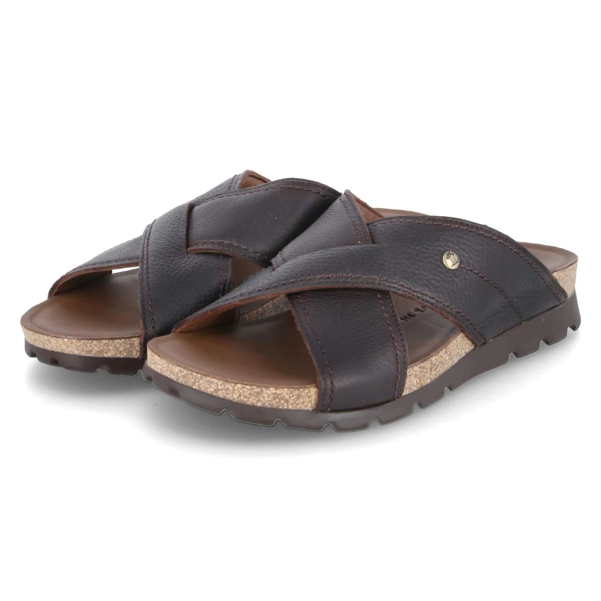 Panama Jack Pantoletten SALMAN - Gr. 42 - Braun - Glattleder