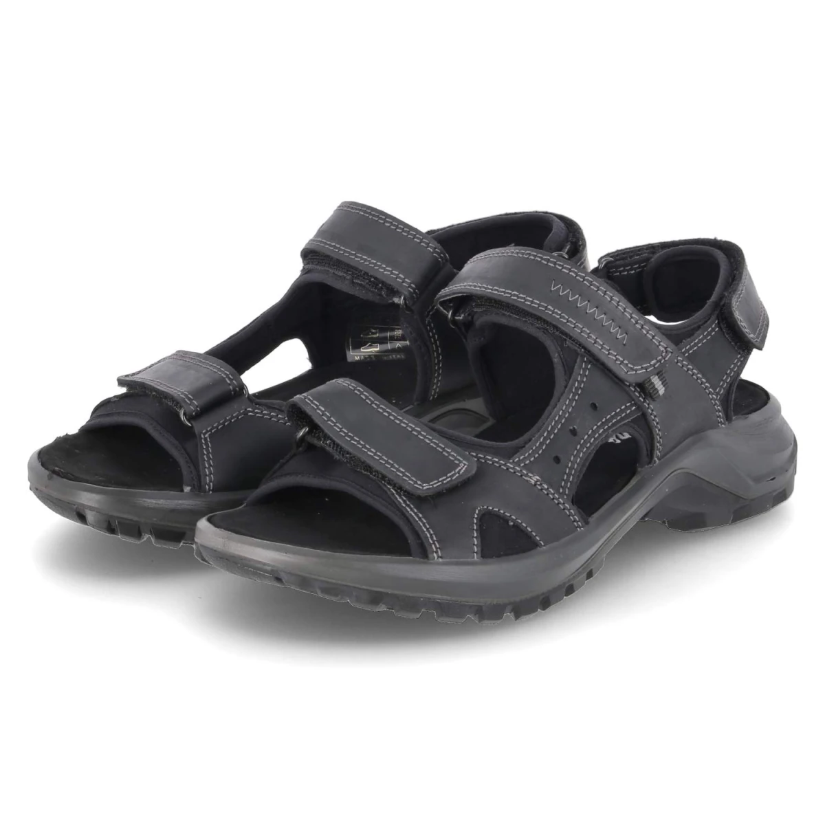 Beliano Sandalen - Gr. 43 - Schwarz - Glattleder