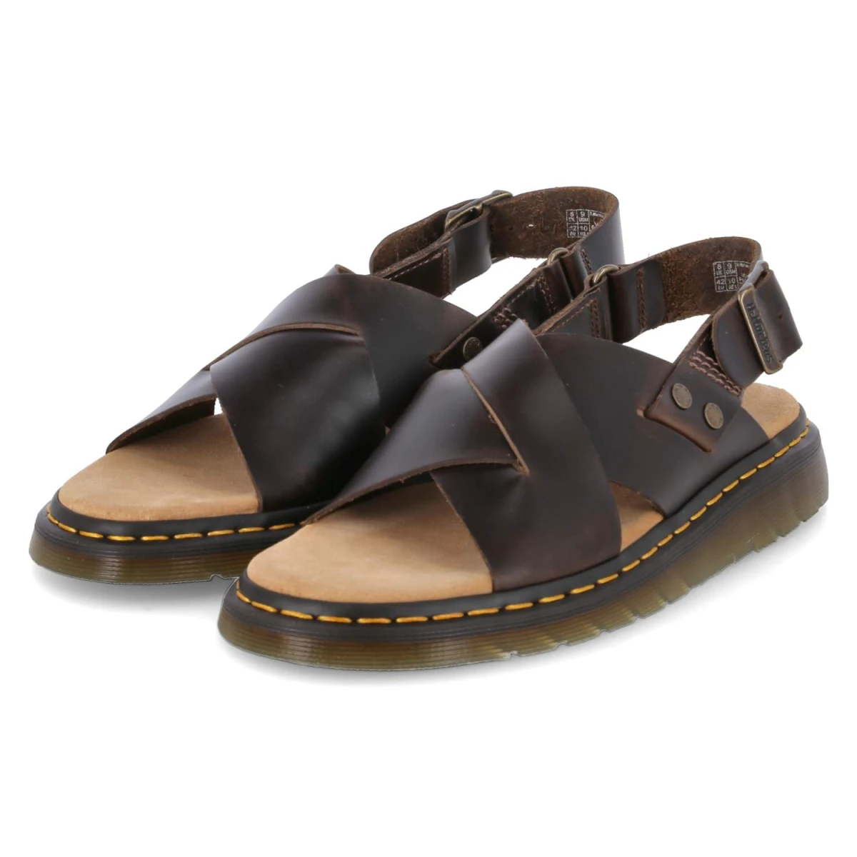 Dr. Martens Sandalen ZANE - Gr. 44 - Braun - Glattleder