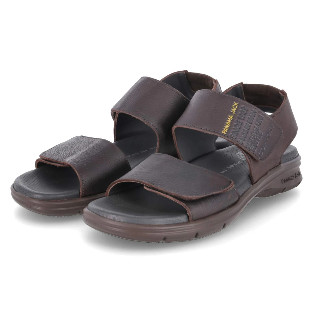 Panama Jack Sandalen RUSELL - Gr. 43 - Braun - Glattleder