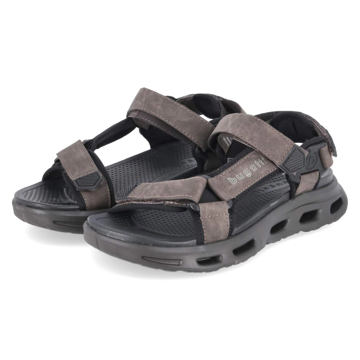 Bugatti Sandalen - Gr. 43 - Braun - Synthetik