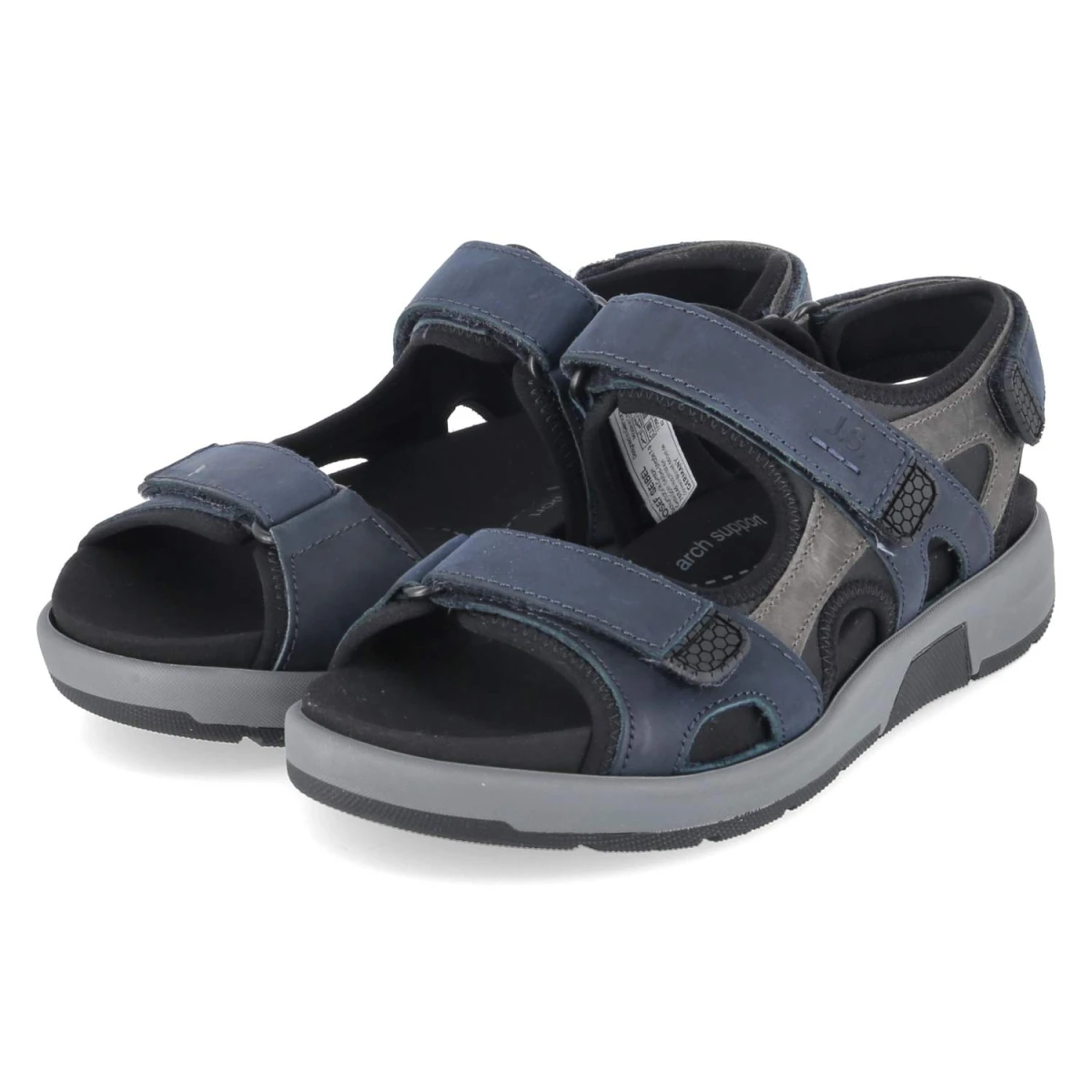 Josef Seibel Sandalen EMERIC 06 - Gr. 41 - Blau - Leder & Textil