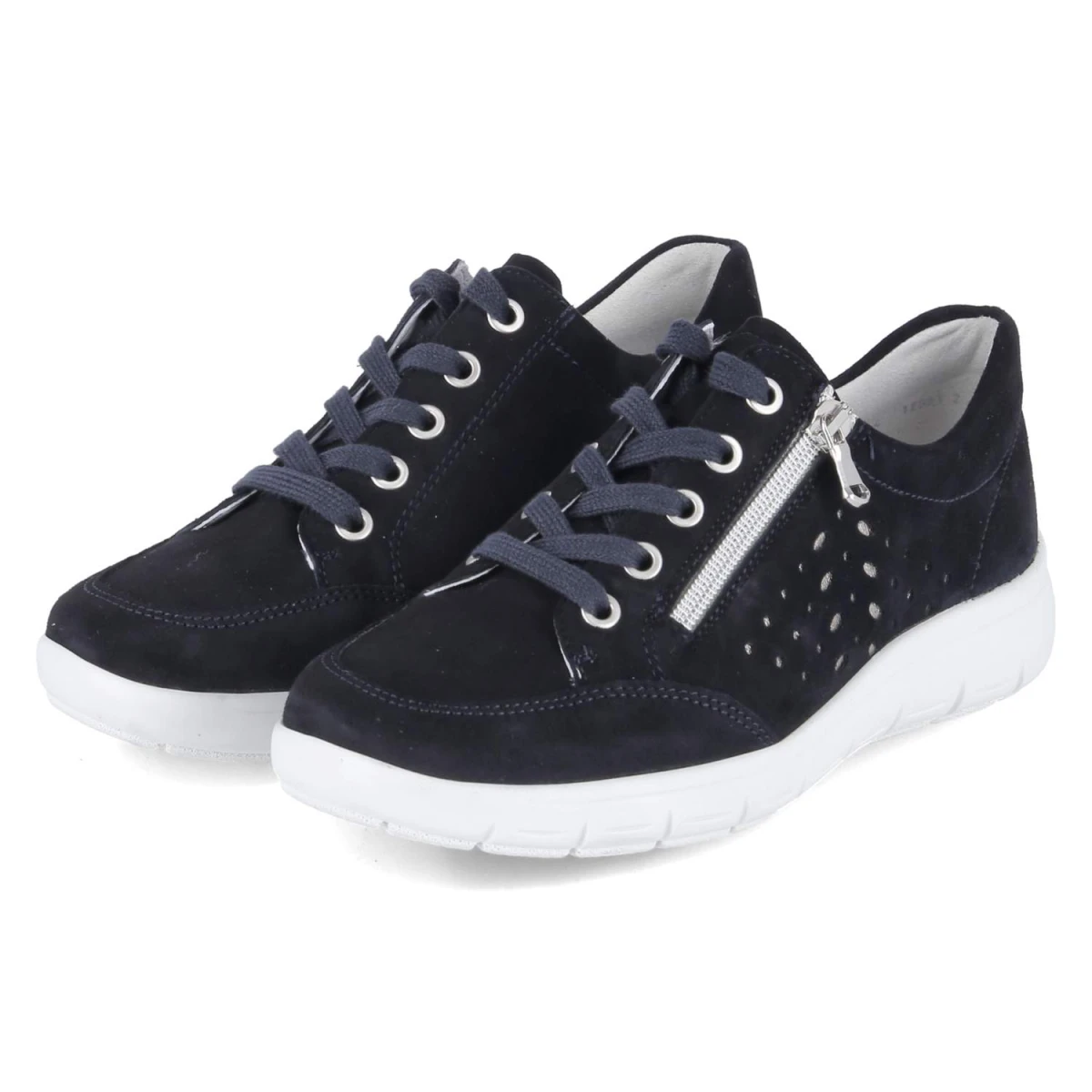 Semler Halbschuhe MIDNIGHTB - STONE - Gr. 40 - Blau - Rauleder