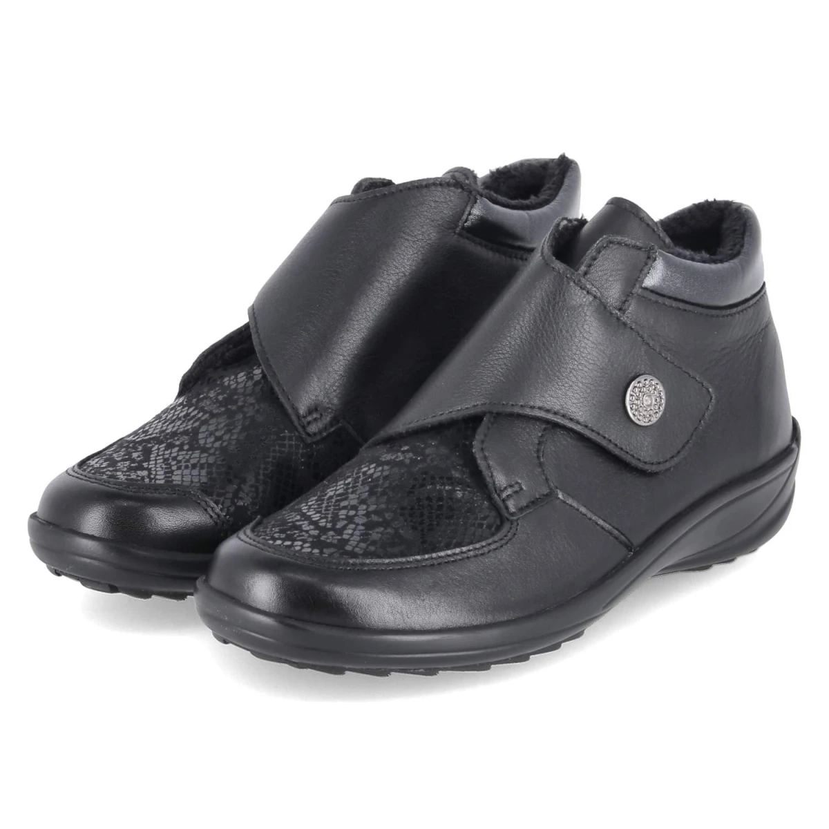 Beliana Stiefeletten NANI 55 - Gr. 41 - Schwarz - Leder & Textil