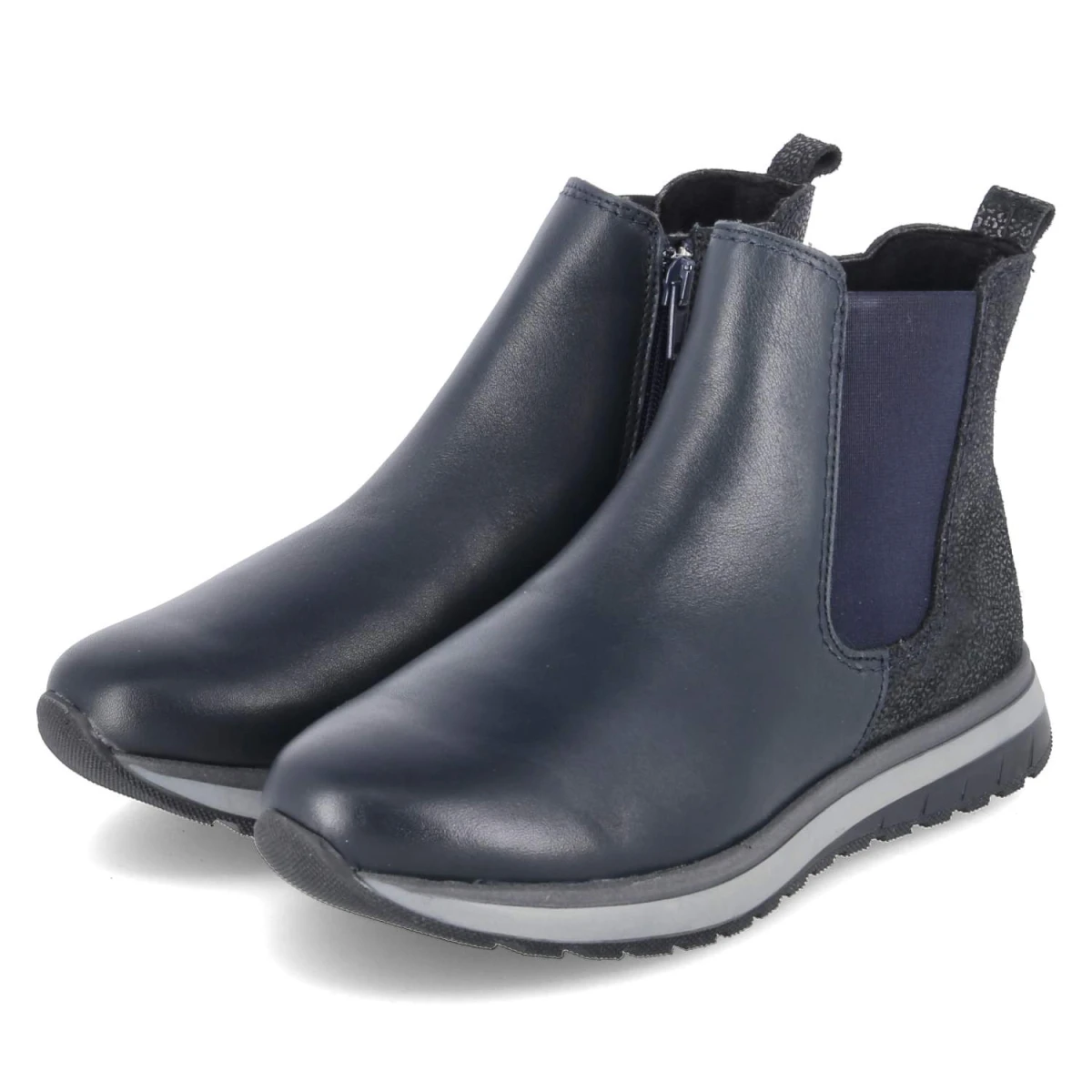 Beliana Stiefeletten VIVIAN 03 - Gr. 40 - Blau - Glattleder