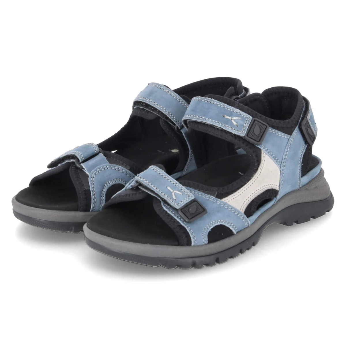 Waldläufer Sandalen SORA - Gr. 42 - Blau - Leder