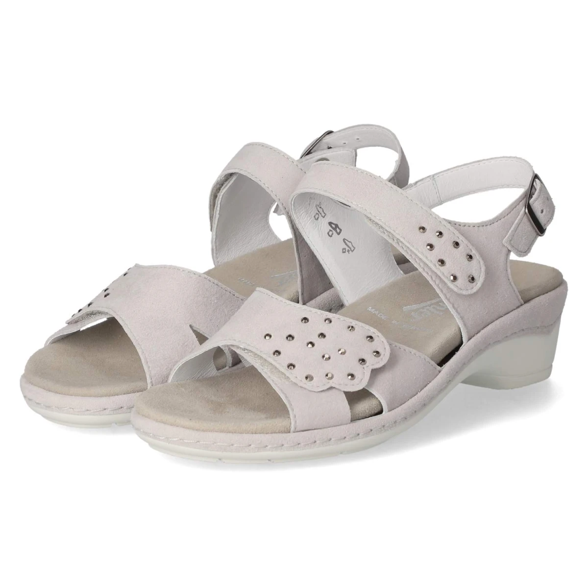 Semler Sandalen - Gr. 44,5 - Grau - Rauleder