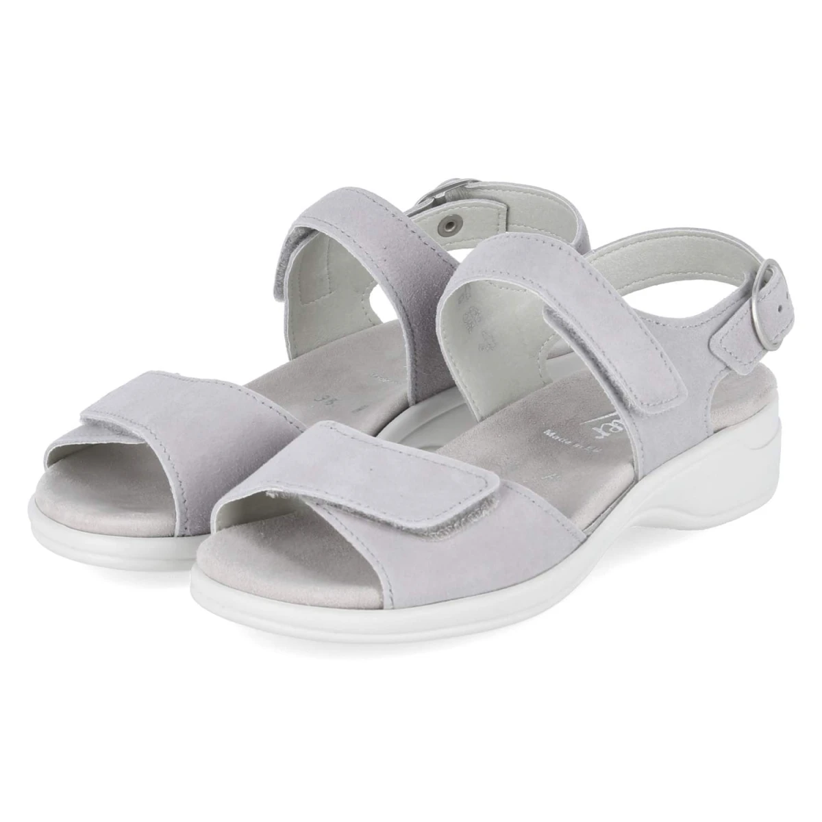 Semler Sandalen HEIKE - Gr. 38 - Grau - Rauleder