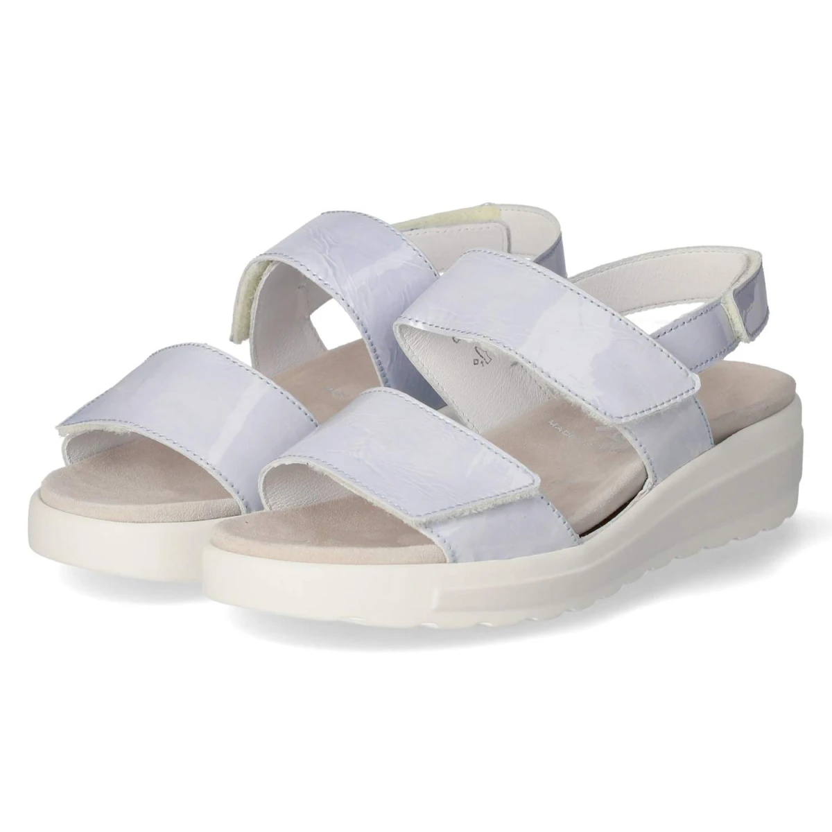 Semler Sandalen - Gr. 38,5 - Blau - Lackleder
