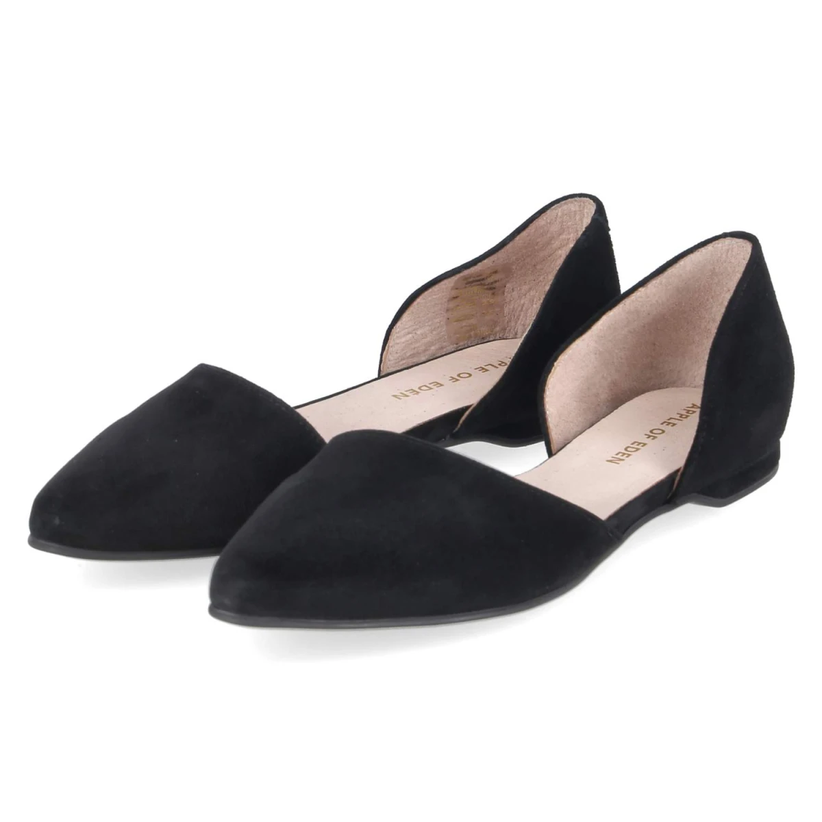 Apple of Eden Ballerinas BLONDIE - Gr. 40 - Schwarz - Rauleder