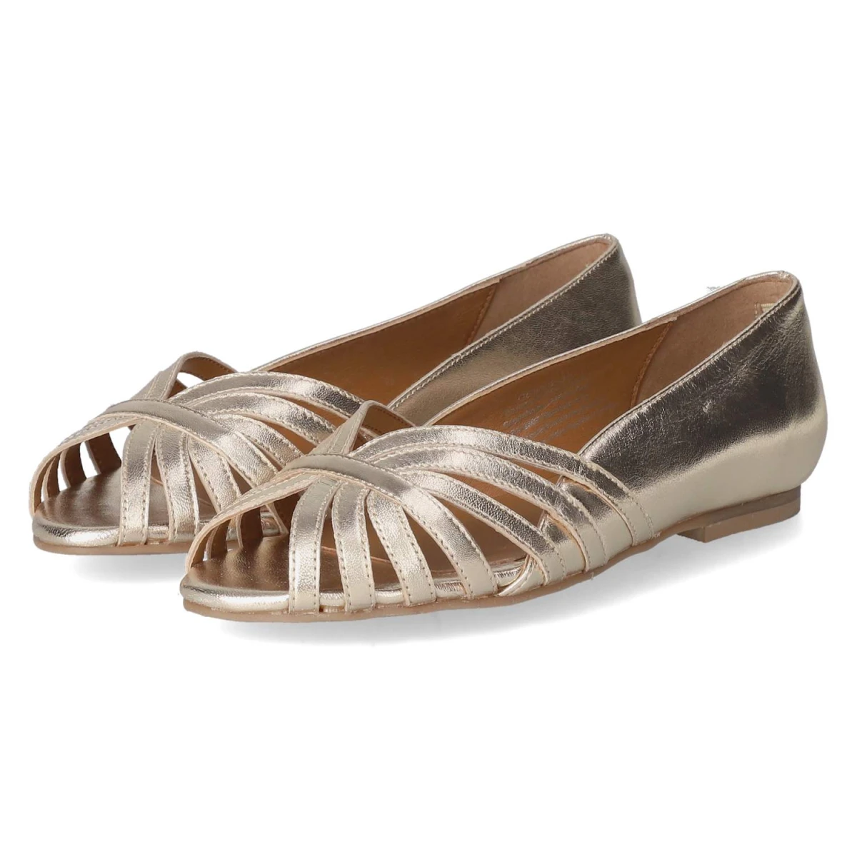 Copenhagen Shoes Ballerinas PASSIONATE - Gr. 37 - Gold - Glattleder