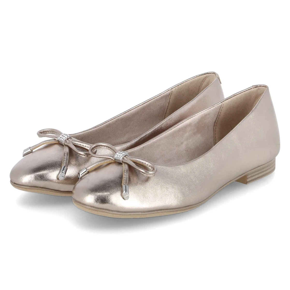 Tamaris Ballerinas - Gr. 42 - Gold - Synthetik