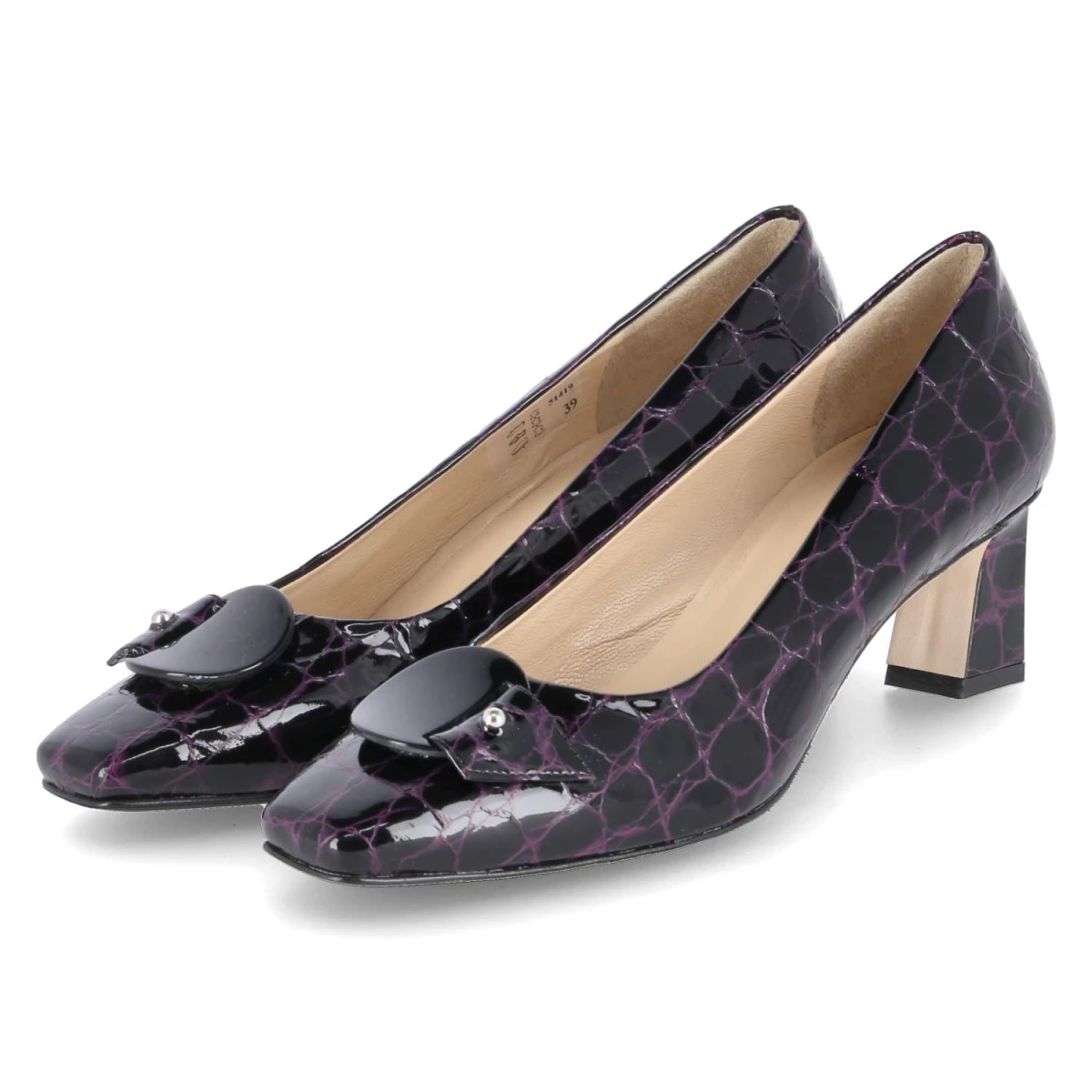 Brunate Pumps - Gr. 43 - Schwarz - Lackleder