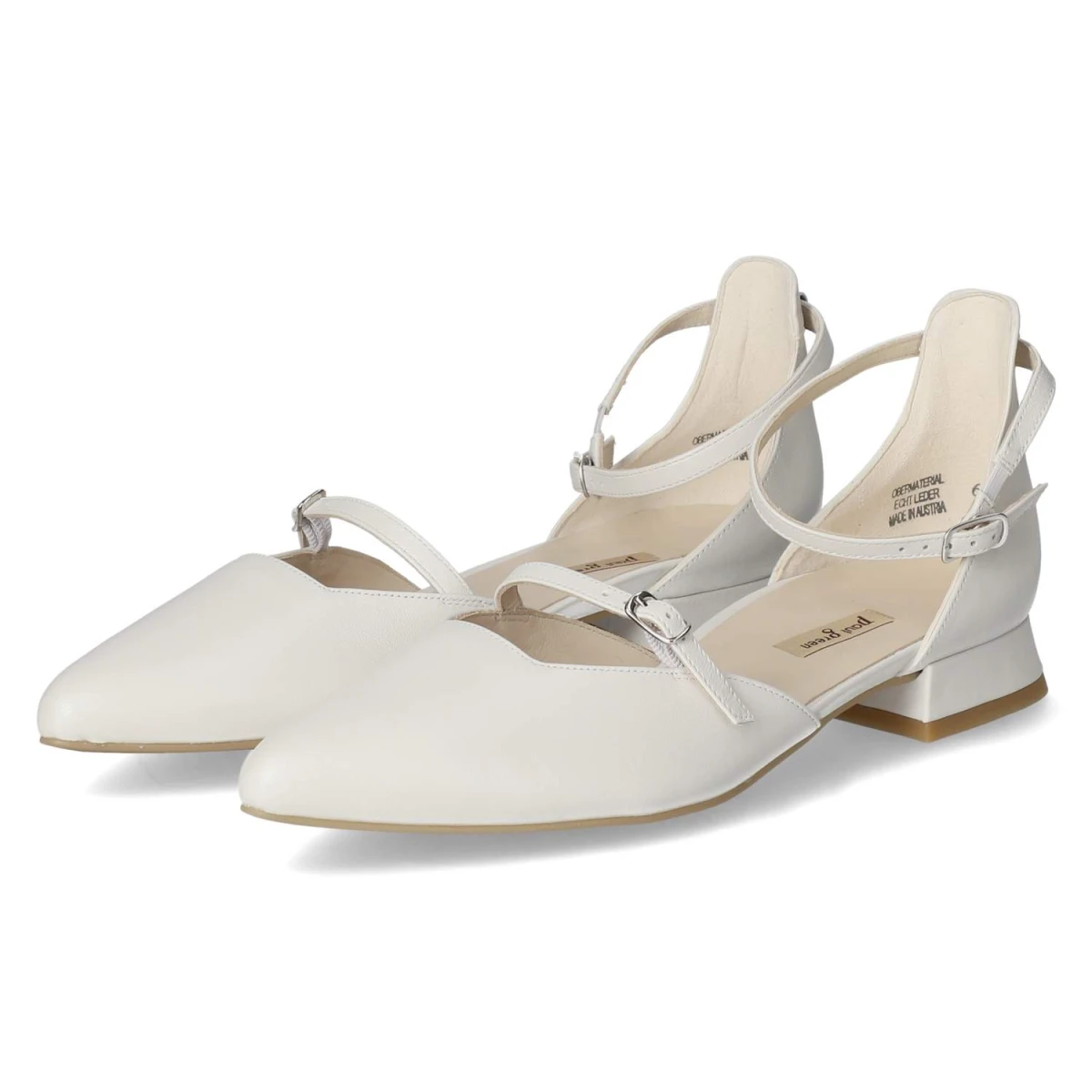 Paul Green Brautschuhe - Gr. 39 - Weiß - Glattleder