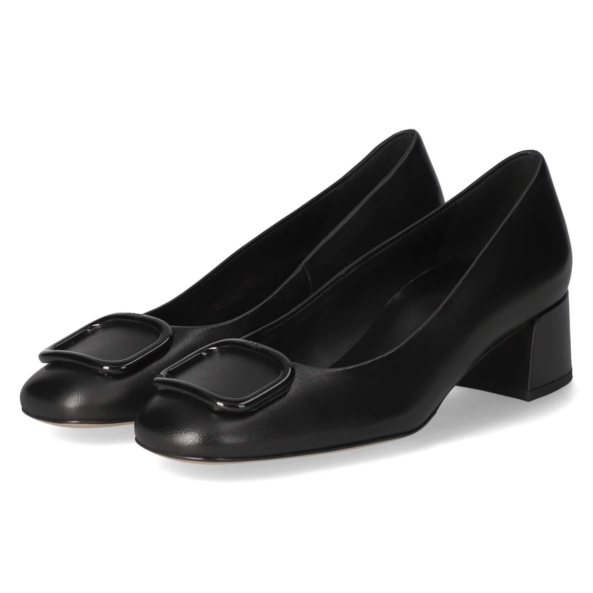 Högl Pumps - Gr. 38,5 - Schwarz - Glattleder