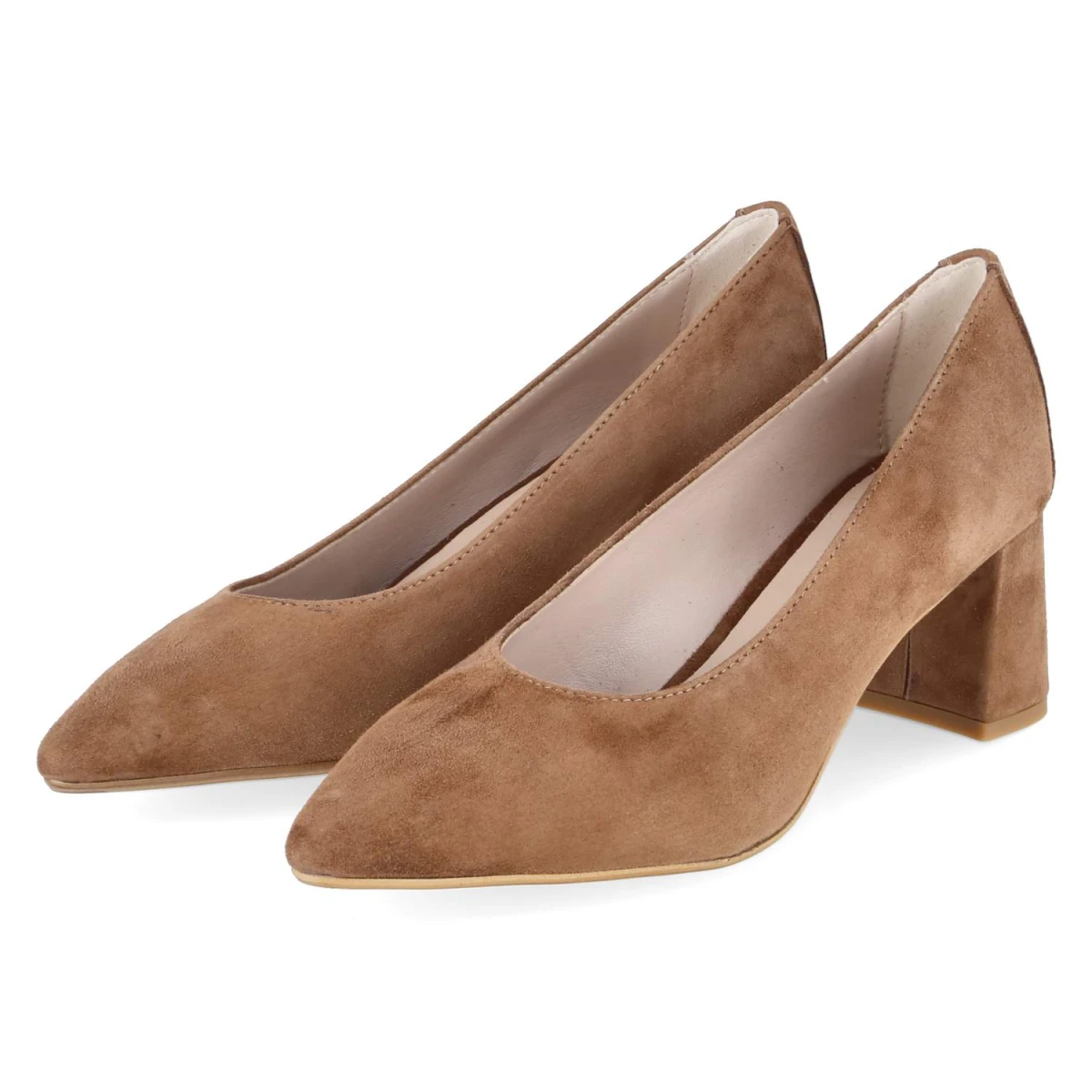 Kaerlek Pumps - Gr. 42 - Braun - Rauleder
