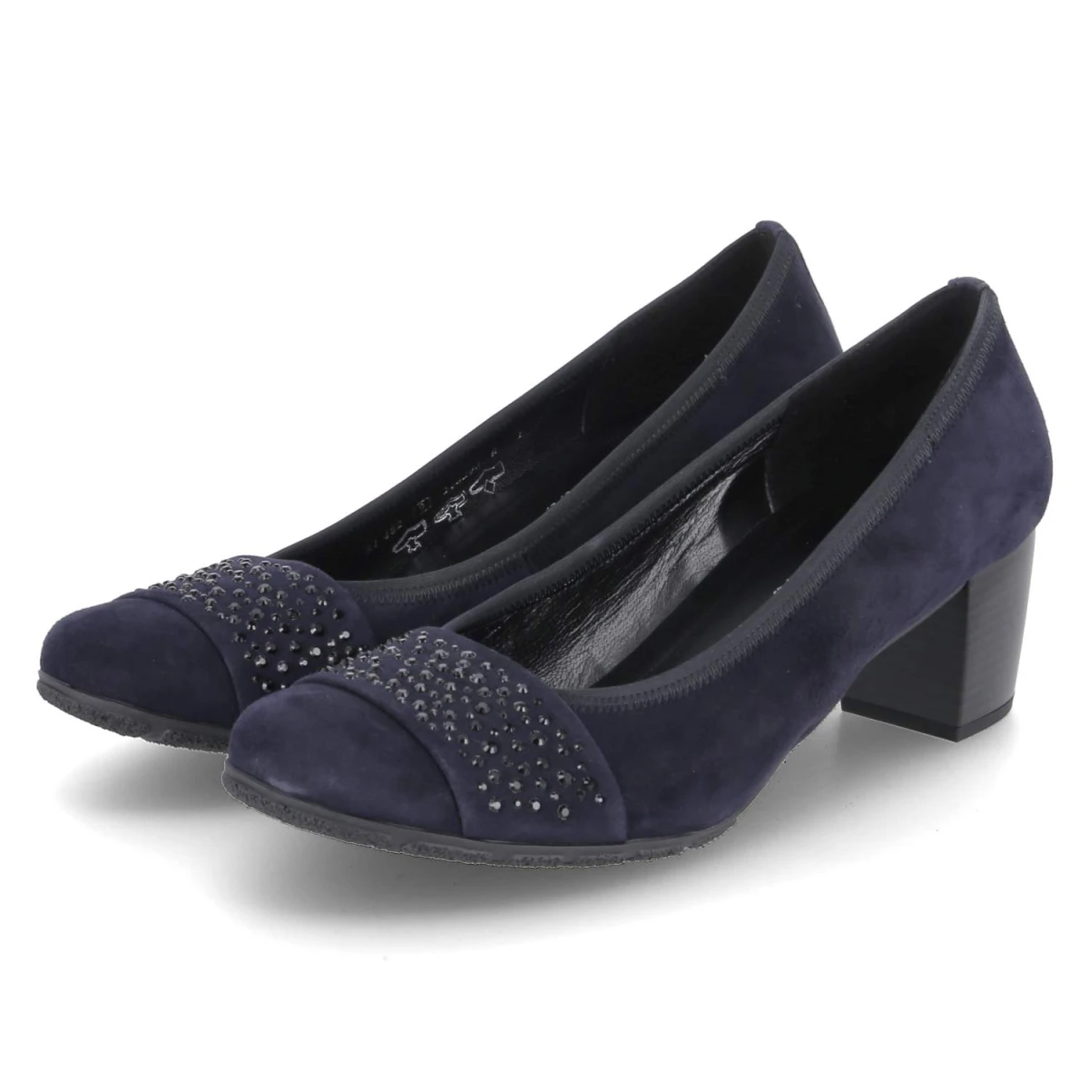 Gabor Pumps - Gr. 43 - Blau - Rauleder