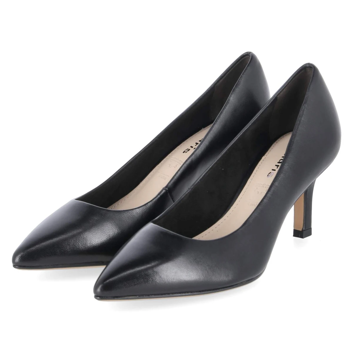 Tamaris Pumps - Gr. 37 - Schwarz - Glattleder