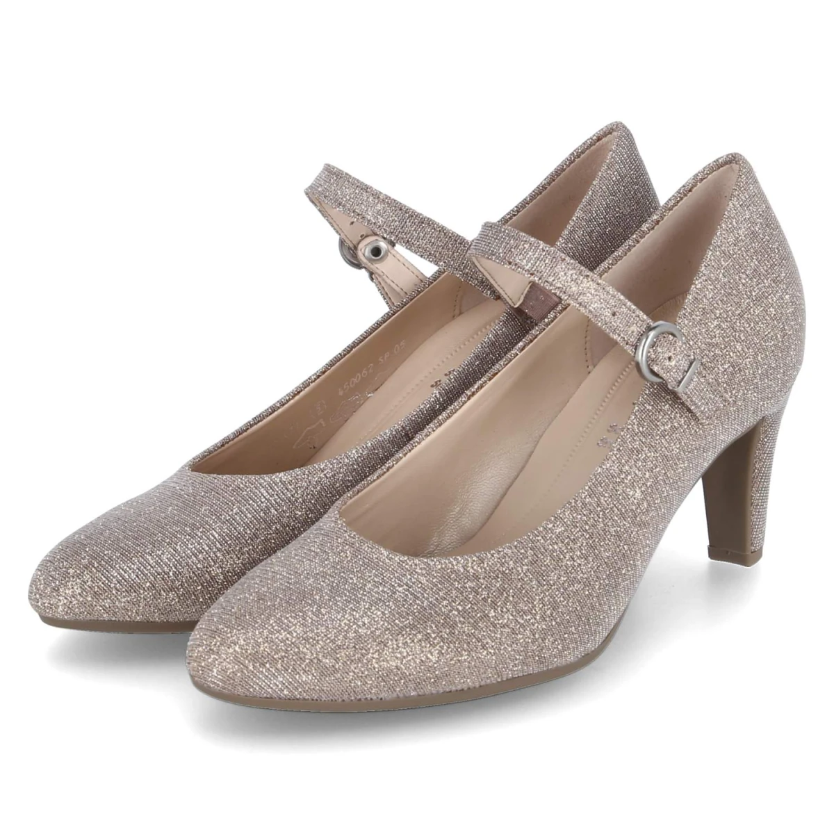 Gabor Spangenpumps - Gr. 44 - Gold - Synthetik