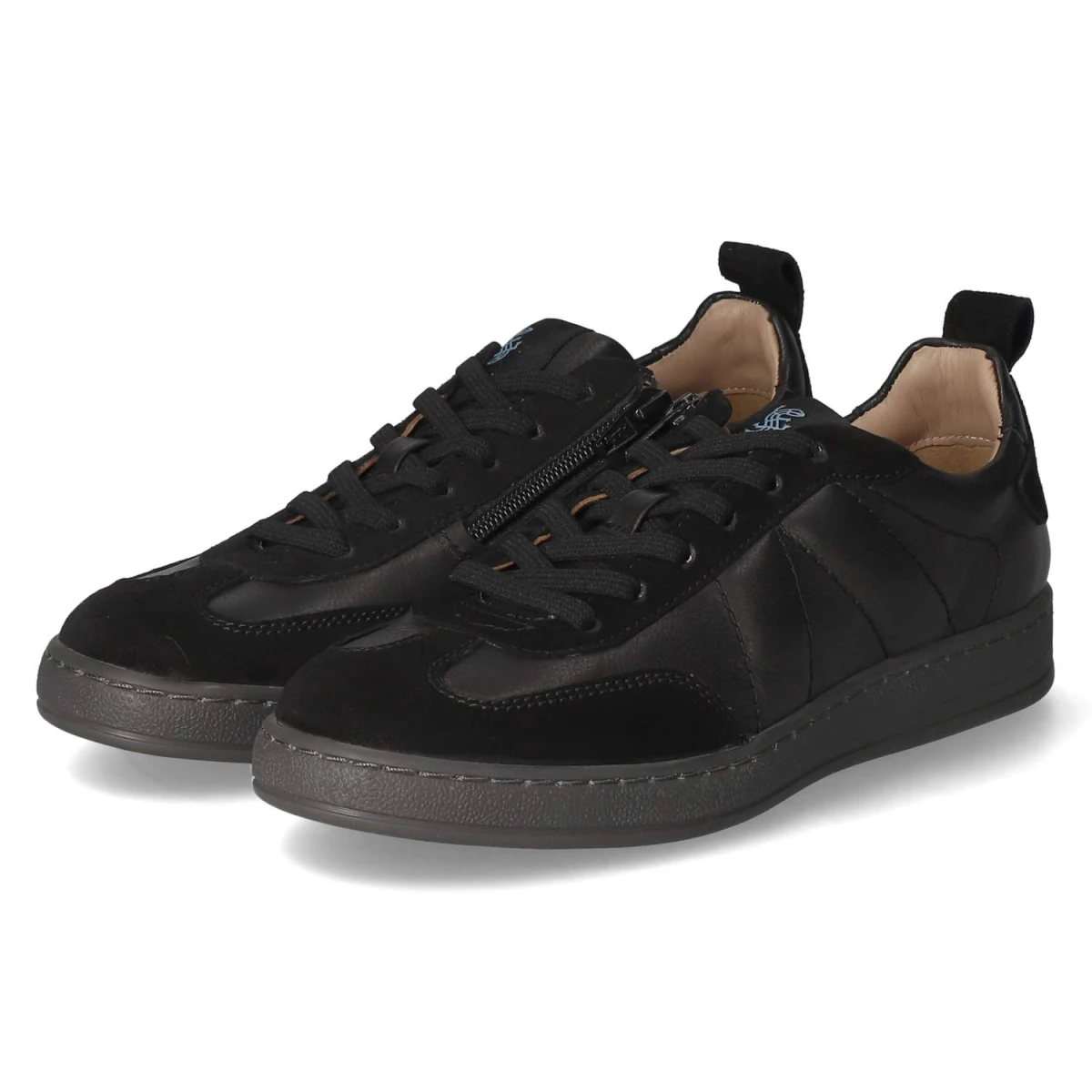 Salamander Low Sneaker - Gr. 37 - Schwarz - Leder