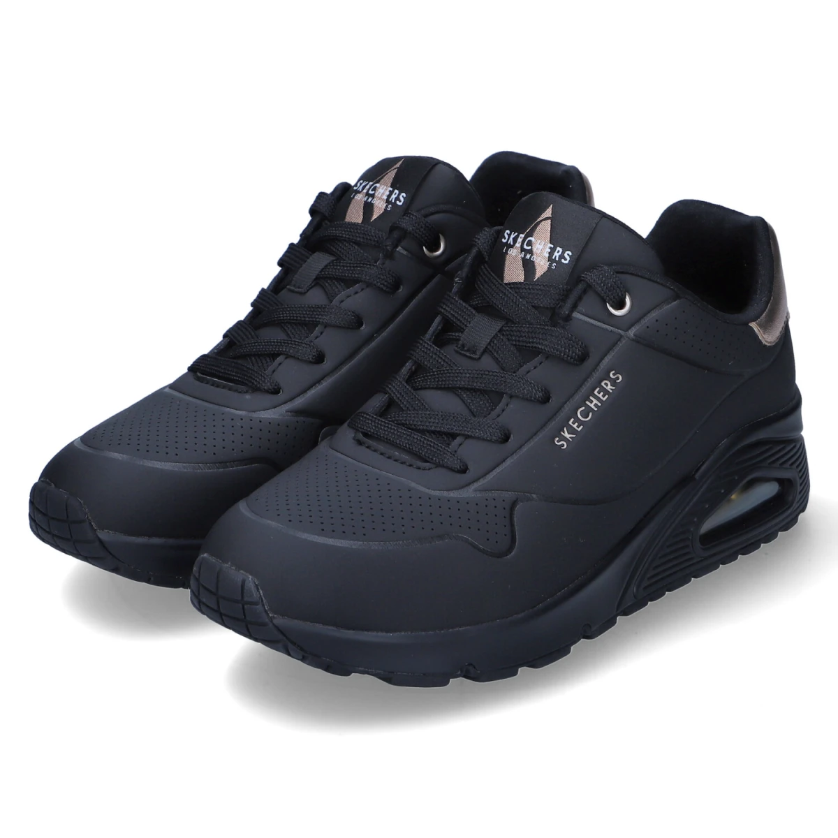 Skechers Low Sneaker GOLDEN AIR - Gr. 38 - Schwarz - Kunstleder