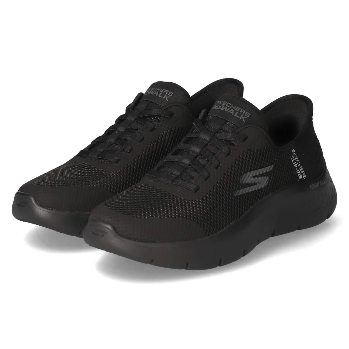 Skechers Slip Ins Sneaker GO WALK FLEX - Gr. 40 - Schwarz - Textil & Synthetik