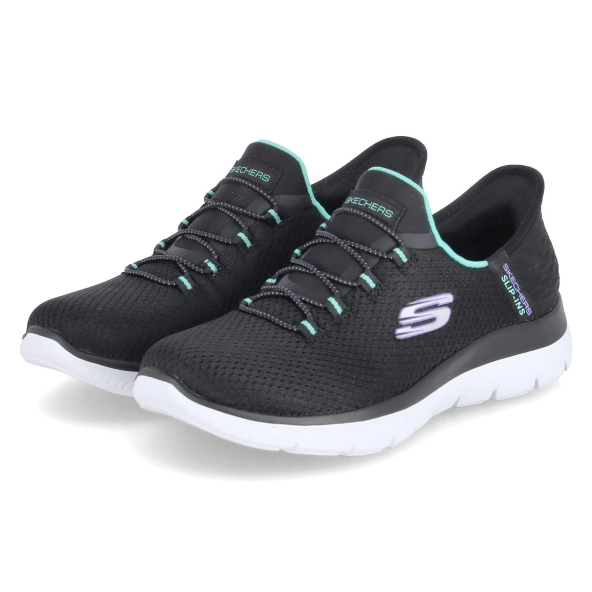 Skechers Slip-Ins Sneaker DIAMOND DREAM - Gr. 41 - Schwarz - Textil